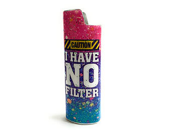 Colorful & Fun Epoxy Metal Lighter Case Cover Holder
