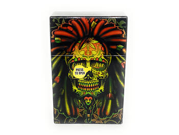 Colorful Plastic Design Cigarette Hard Case Pack Holder Fits Kings