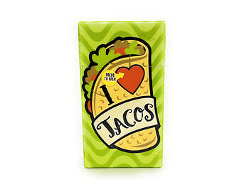 Colorful Plastic Design Cigarette Hard Case Pack Holder Fits 100's
