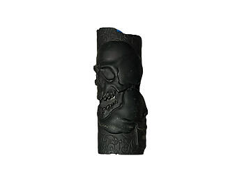 Double Skull Black Mystic Lighter Case Fits Bic Lighters