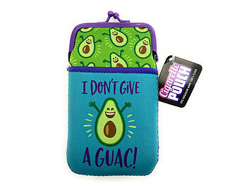 Colorful & Fun Neoprene Cigarette Pouch with Snap Clasp Closure