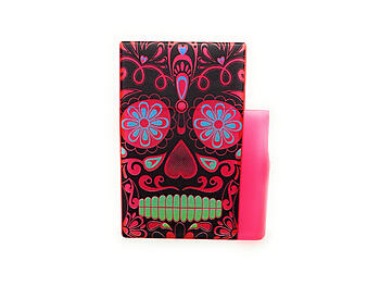 Colorful & Fun Cigarette Box with Built In Lighter Holder Fits Kings