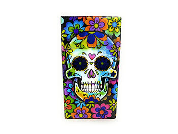 Plastic Design Cigarette Hard Case Pack Holder w/ Metallic Foil Accents Fits 100s