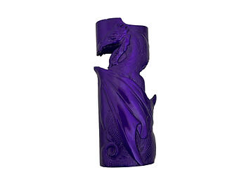 Purple Dragon Mystic Lighter Case & Bottle Opener Fits Bic Lighters
