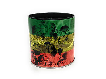 Colorful Portable Ashtray Can with Removable Lid