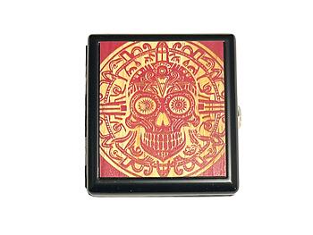 Engraved Wood Double Sided Wallet or Cigarette Case for Kings
