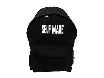 Black Backpack Brand Word Series ~ SELF MADE ~ Urban Glam