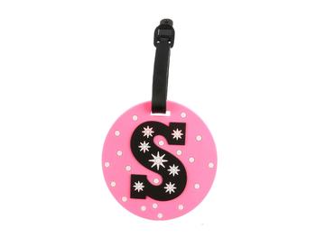 'S' initial ~ Travel Suitcase ID Luggage Tag and Suitcase Label