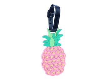 Pink Pineapple ~ Travel Suitcase ID Luggage Tag and Suitcase Label