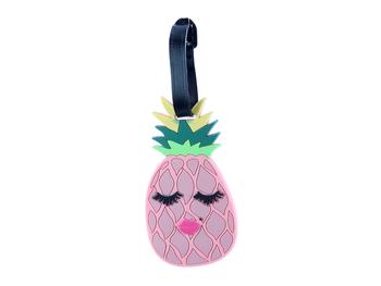 Pink Lady Pineapple ~ Travel Suitcase ID Luggage Tag and Suitcase Label