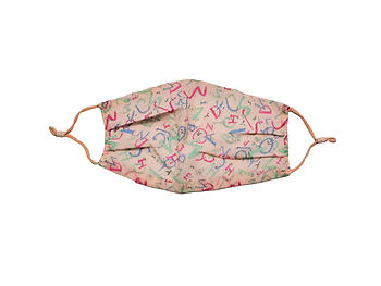 Fashionable Cotton Face Mask Reusable 2 Layers ~ Style 740D