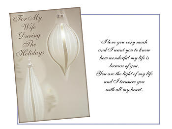 Light Of My Life ~ Holiday Greeting Card