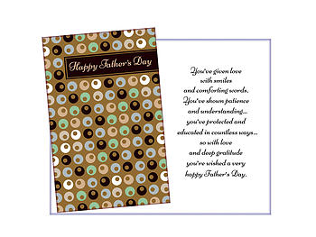 Protected and Educated ~ Father's Day Card