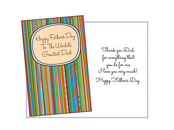 Everything That You Do For Me ~ Father's Day Card