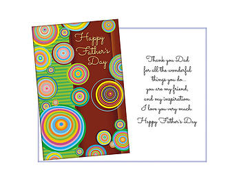 My Friend & My Inspiration ~ Father's Day Card
