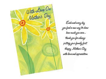 Putting Your Family First ~ Mother's Day Card