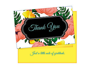 A Little Note ~ Thank You Card