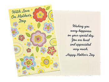 Your Special Day ~ Mother's Day Card ~ Single Greeting Card w/ Envelope