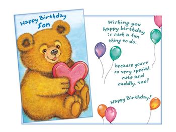 Cute and Cuddly ~ Happy Birthday Card