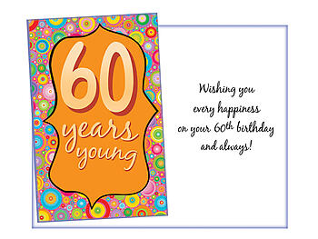 Every Happiness ~ Age 60 Birthday Card