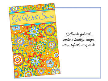 Relax, Refresh, Recuperate ~ Get Well Card