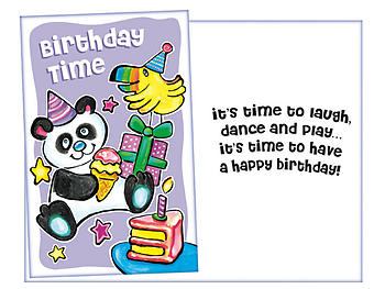 It's Time To Laugh ~ Happy Birthday Card