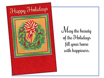 The Beauty Of The Holidays ~ 6 Pack Holiday Greeting Cards