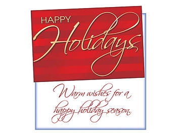 A Happy Holiday Season  ~ 6 Pack Holiday Greeting Cards
