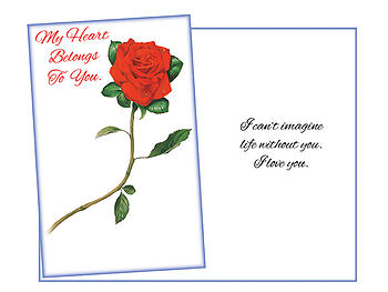 Life Without You ~ Expressions of LOVE Greeting Card