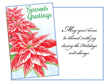 May Your Home Be Blessed ~ 6 Pack Holiday Greeting Cards