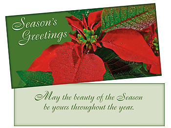 Beauty Of The Season ~ Christmas Holiday Gift Card or Money Holder