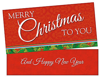 Merry Christmas To You ~ Christmas Holiday Gift Card or Money Holder