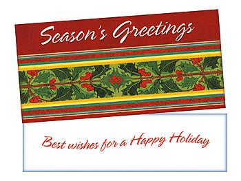 Best Wishes ~ Christmas Holiday Gift Card or Money Holder