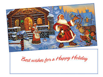 Happy Holiday ~ Christmas Holiday Gift Card or Money Holder