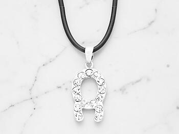 Taurus Crystal Pave Zodiac Pendant Necklace