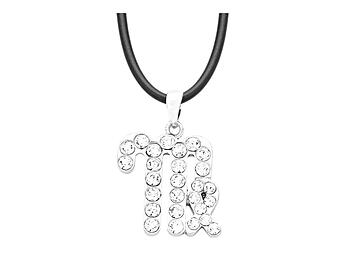 Virgo Crystal Pave Zodiac Pendant Necklace