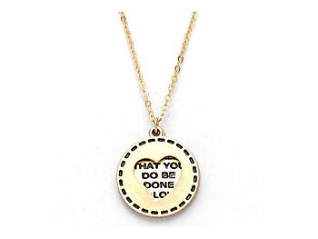 2-Layers Heart Cover Pendant Necklace