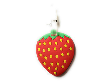 Red & Yellow Strawberry ~ Travel Suitcase ID Luggage Tag and Suitcase Label